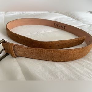 Tecovas honey suede belt. Size 38.
